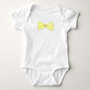 Bow Tie Pasta Baby Bowtie Italian Food Cooking Bodysuit
