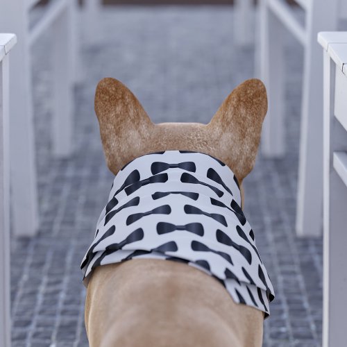 Bow Tie Pattern Wedding Dog Bandana