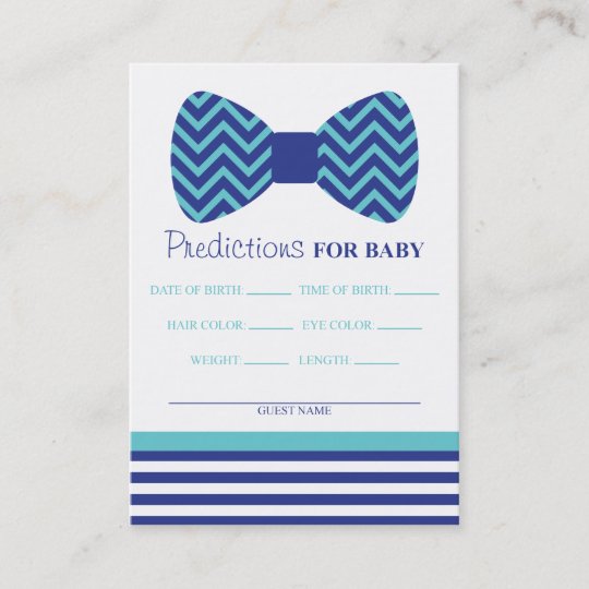 Bow Tie Predictions Card Business Card