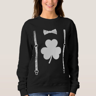 Bow Tie & Suspenders Cool Irish St Patricks Day Me Sweatshirt