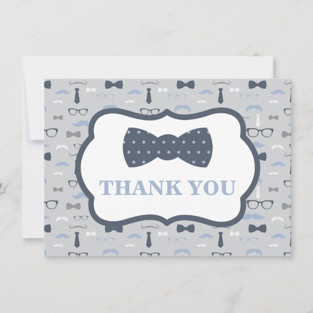 Bow Tie Thank You Card (Front)