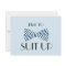 Bow Tie Time To Suit Up Groomsman Invitation Card