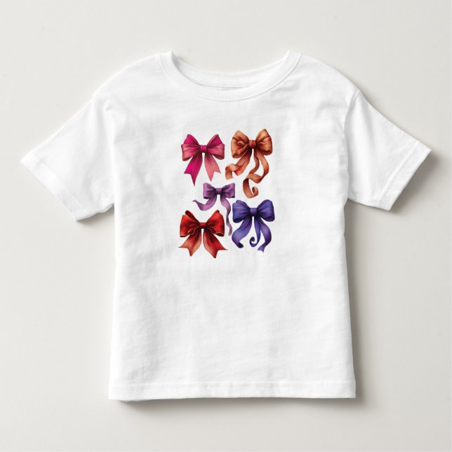 Bow tie toddler t-shirt (Front)