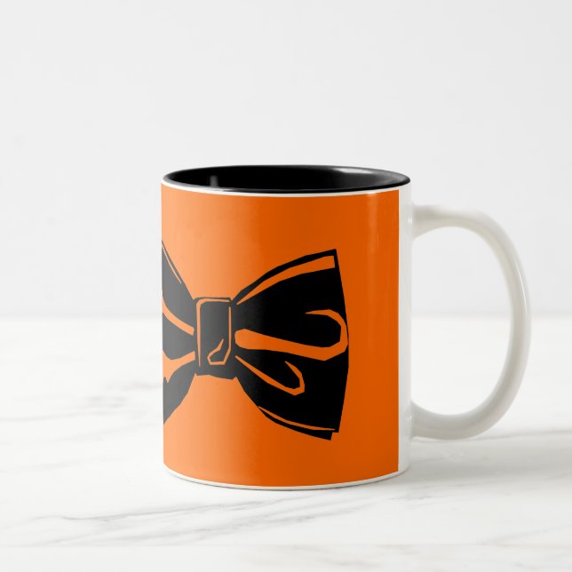 Bow Tie Two-Tone Coffee Mug (Right)