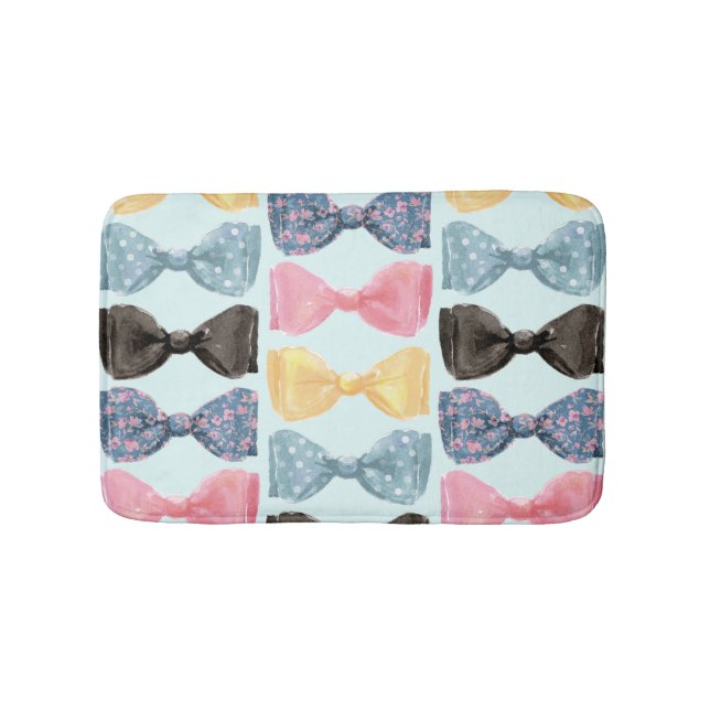 Bow Ties Bath Mat (Front)