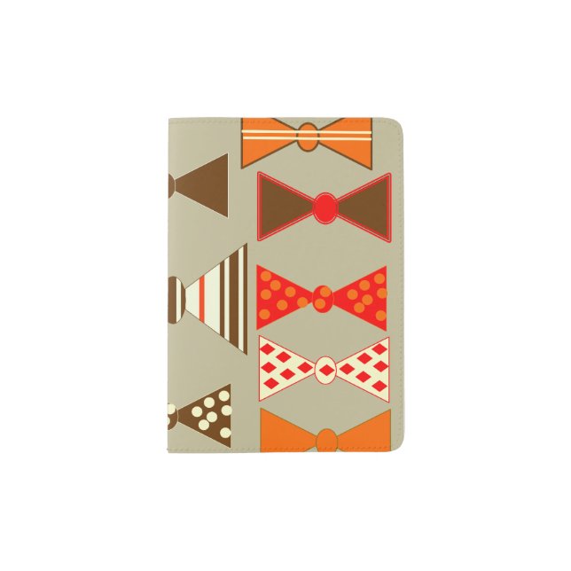 Bow Ties Passport Holder (Front)