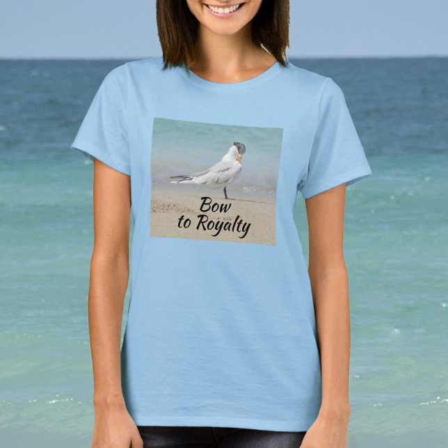 Bow to Royalty Royal Tern Beachy T-Shirt (Creator Uploaded)
