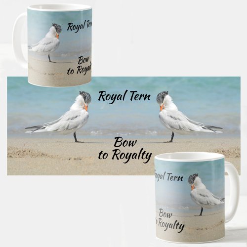 Bow to Royalty Royal Terns Seabirds Coastal Coffee Mug