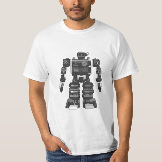 Bow to the robot overlord T-Shirt (Front)