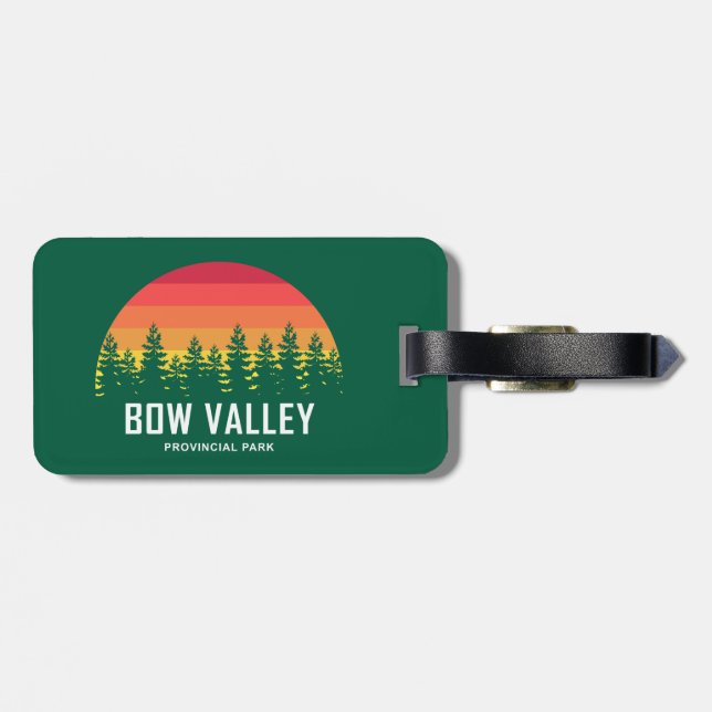 Bow Valley Provincial Park Luggage Tag (Back Horizontal)
