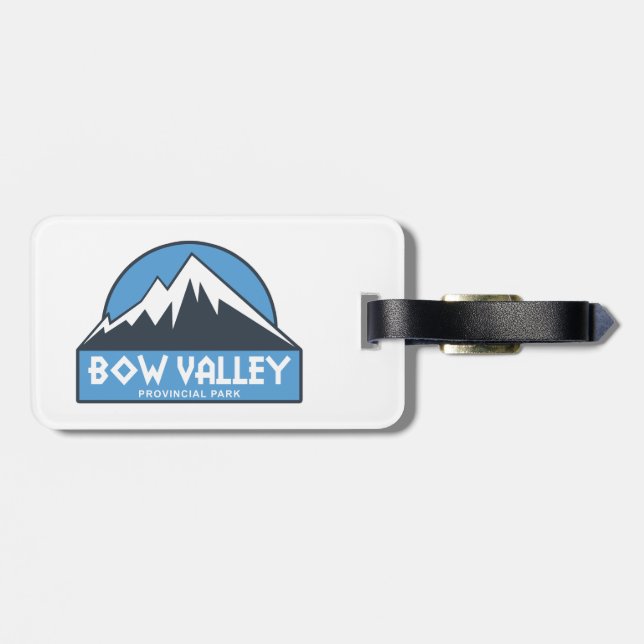 Bow Valley Provincial Park Luggage Tag (Back Horizontal)