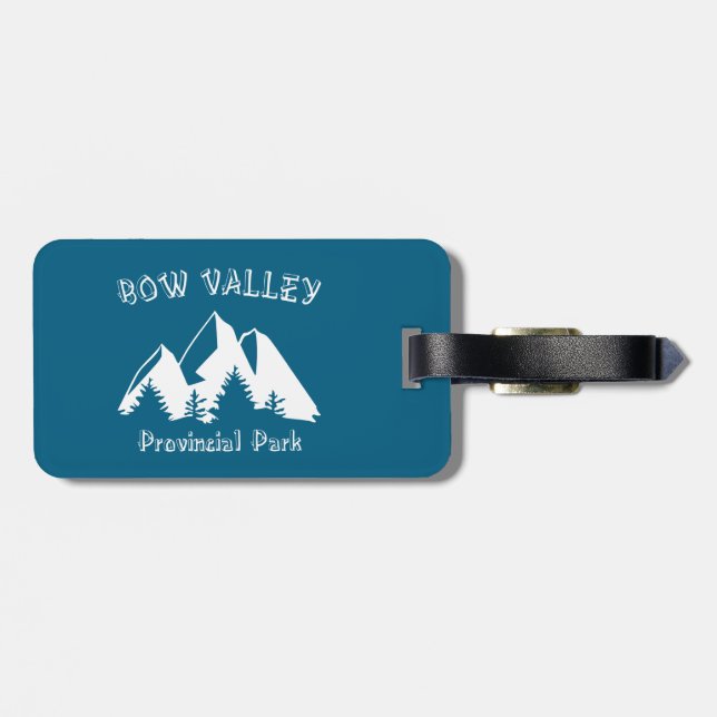 Bow Valley Provincial Park Luggage Tag (Back Horizontal)