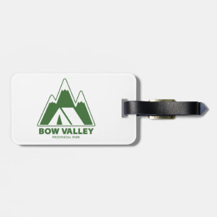 Bow Valley Provincial Park Mountains Camping Luggage Tag