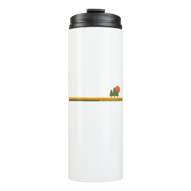 Bow Valley Provincial Park Pine Trees Sun Thermal Tumbler (Front)
