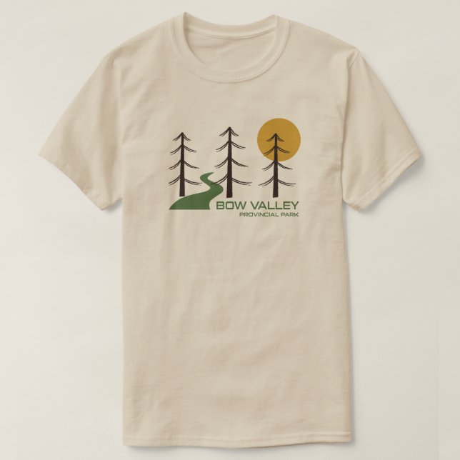 Bow Valley Provincial Park Trail T-Shirt (Design Front)