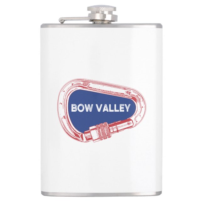 Bow Valley Rock Climbing Carabiner Flask (Front)