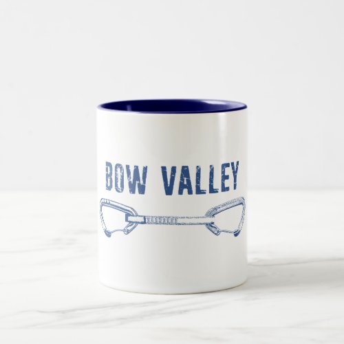 Bow Valley Rock Climbing Quickdraw Two_Tone Coffee Mug