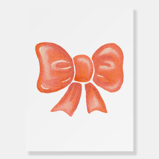 Bow Watercolor Foam Board