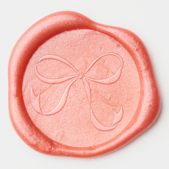 Bow Wax Seal Sticker (Front)