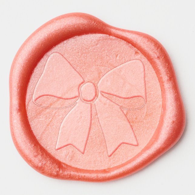 Bow Wax Seal Sticker (Front)