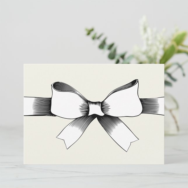 Bow With Ribbon Invitations (Creator Uploaded)