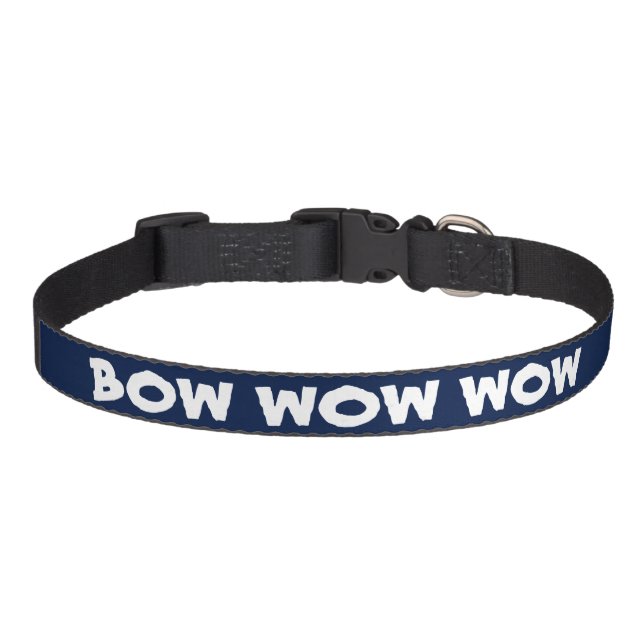 BOW WOW WOW Dog collar (Front)
