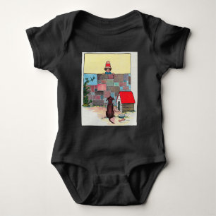Bow-wow-wow! Whose dog art thou? Nursery Rhyme Baby Bodysuit
