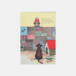Bow-wow-wow! Whose dog art thou? Nursery Rhyme Rug