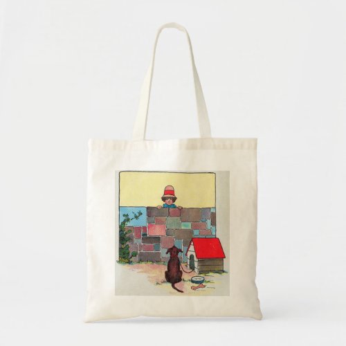 Bow_wow_wow Whose dog art thou Nursery Rhyme Tote Bag