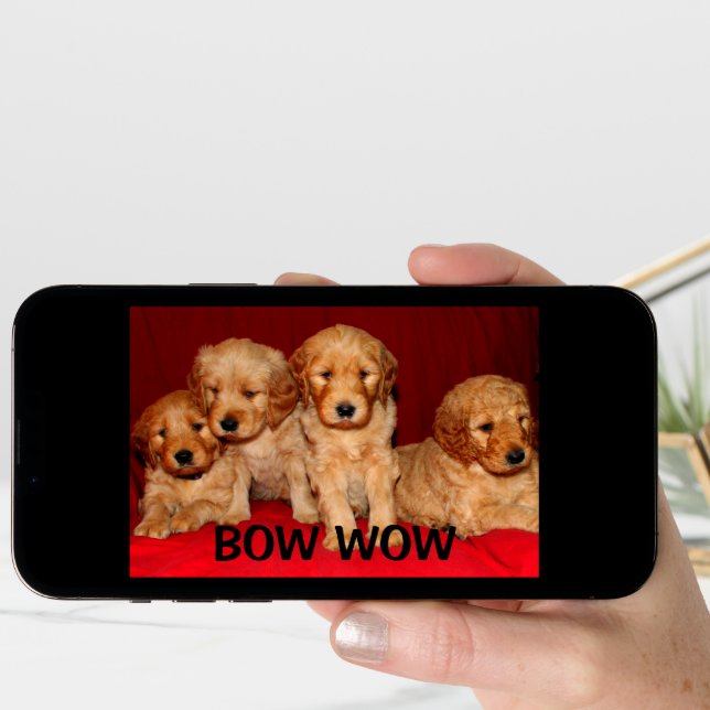 Bow Wow Wow You're An Awesome Aunt Mother's Day Card (Front Digital)