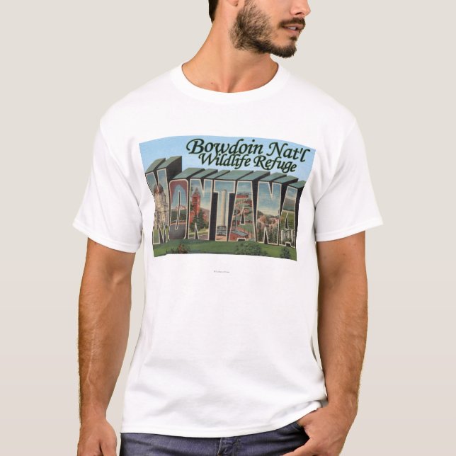Bowdoin Nat'l Wildlife Refuge, Montana T-Shirt (Front)