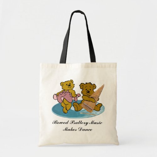 BOWED PSALTERY MUSIC MAKES ME DANCE_BAG TOTE BAG