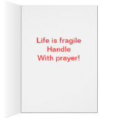 Bowed Rooster/Prayer Cards (Inside (Right))