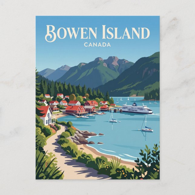 Bowen Island Canada Postcard (Front)