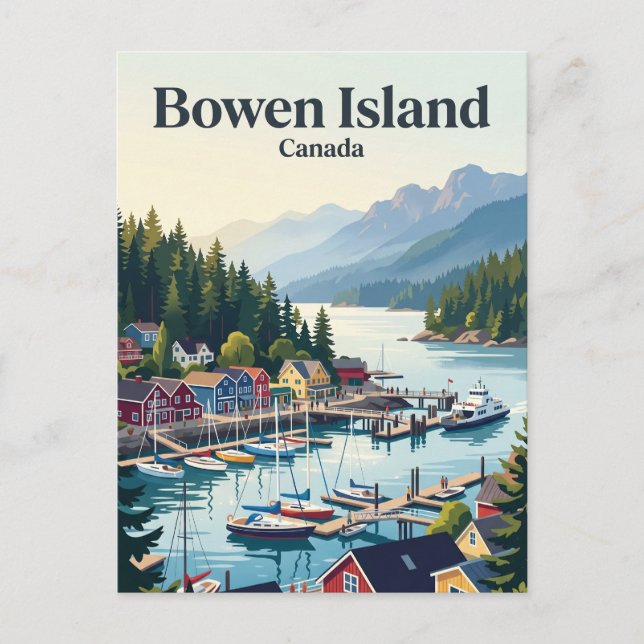Bowen Island Canada Postcard (Front)