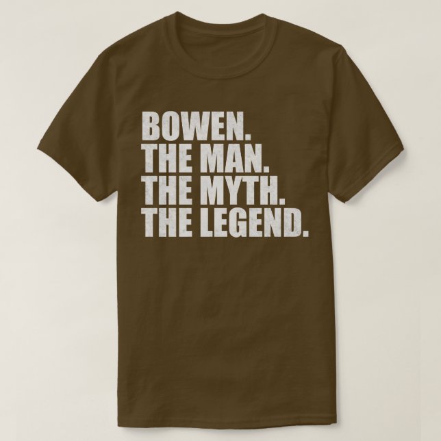 BowenBowen Name Bowen given name T-Shirt (Design Front)