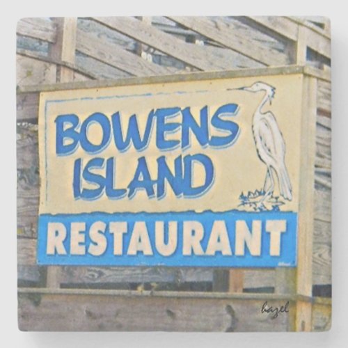 Bowens Island Restaurant James Island Charleston Stone Coaster