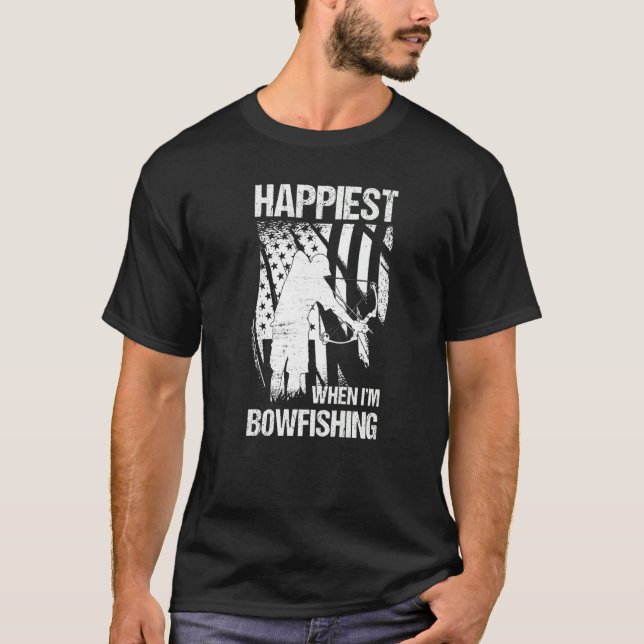 Bowfishing Bow Lights Arrows Crossbow Bowfisher  3 T-Shirt (Front)