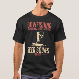 Bowfishing Bow Lights Arrows Crossbow Bowfisher T-Shirt