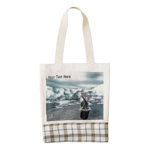Bowhead Whale Zazzle HEART Tote Bag
