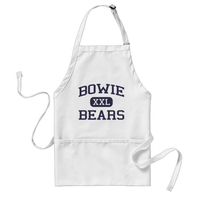 Bowie - Bears - Bowie High School - El Paso Texas Adult Apron (Front)