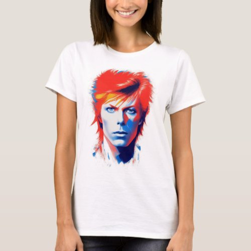 Bowie digitally created image T_Shirt