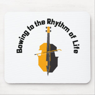 Bowing to the Rhythm of Life Cello Mouse Pad