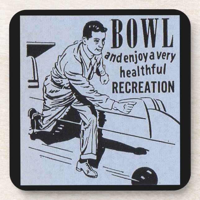 Bowl and Enjoy... Beverage Coaster (Front)