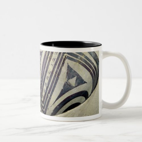 Bowl decorated with a geometric pattern Two_Tone coffee mug