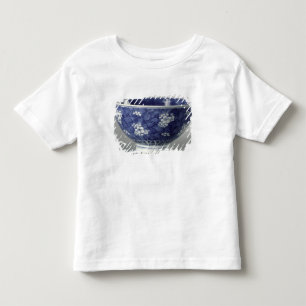 Bowl decorated with cherry blossom toddler t-shirt