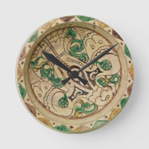 Bowl (earthenware) round clock
