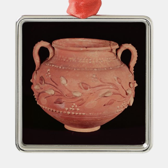 Bowl found at Coptos, Upper Egypt Metal Ornament (Front)