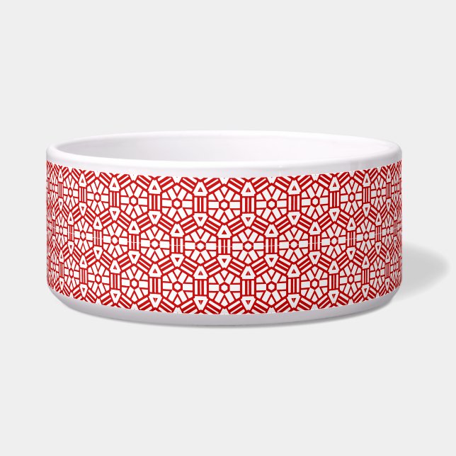 Bowl - Hexagon and Bars (Front)