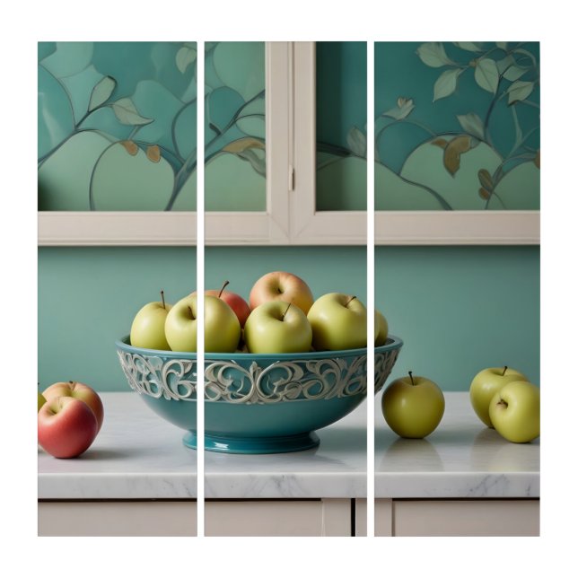 Bowl of Apples Triptych (Front)